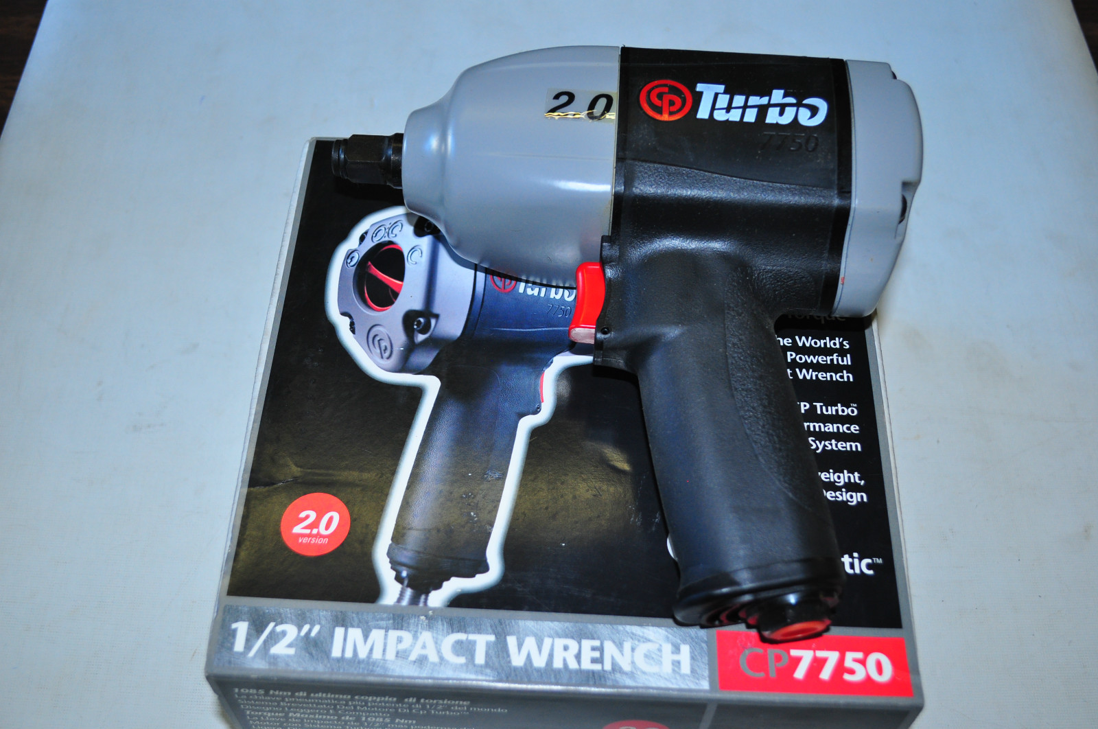 1/2" DR AIR IMPACT WRENCH 800 ft lbs CHICAGO PNEUMATIC CP7750 Made in USA - Image 10