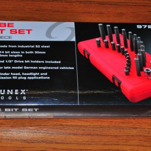 24pc Ribe Bit Set M4-M14 bit 3/8" Dr. and 1/2" Dr. bit holders Sunex 9724