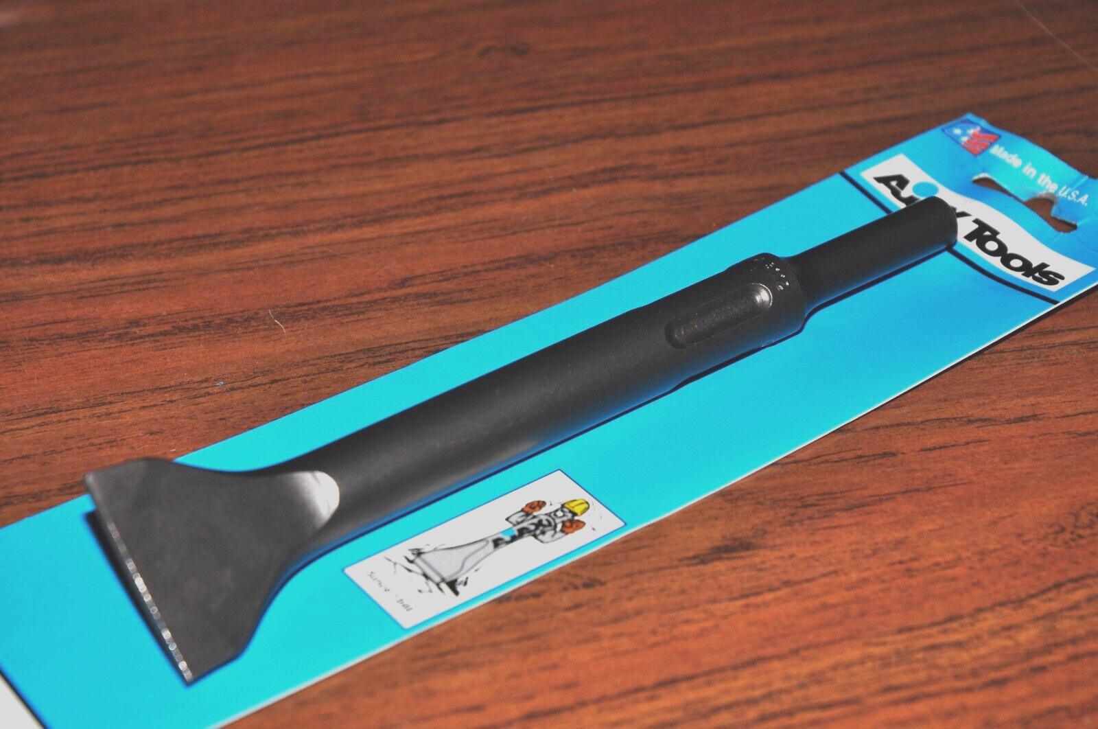 AJAX A 3112 NON TURN 1-3/8" BLADE WIDTH ANGLE CHISEL 7" LN .401" SHANK USA MADE