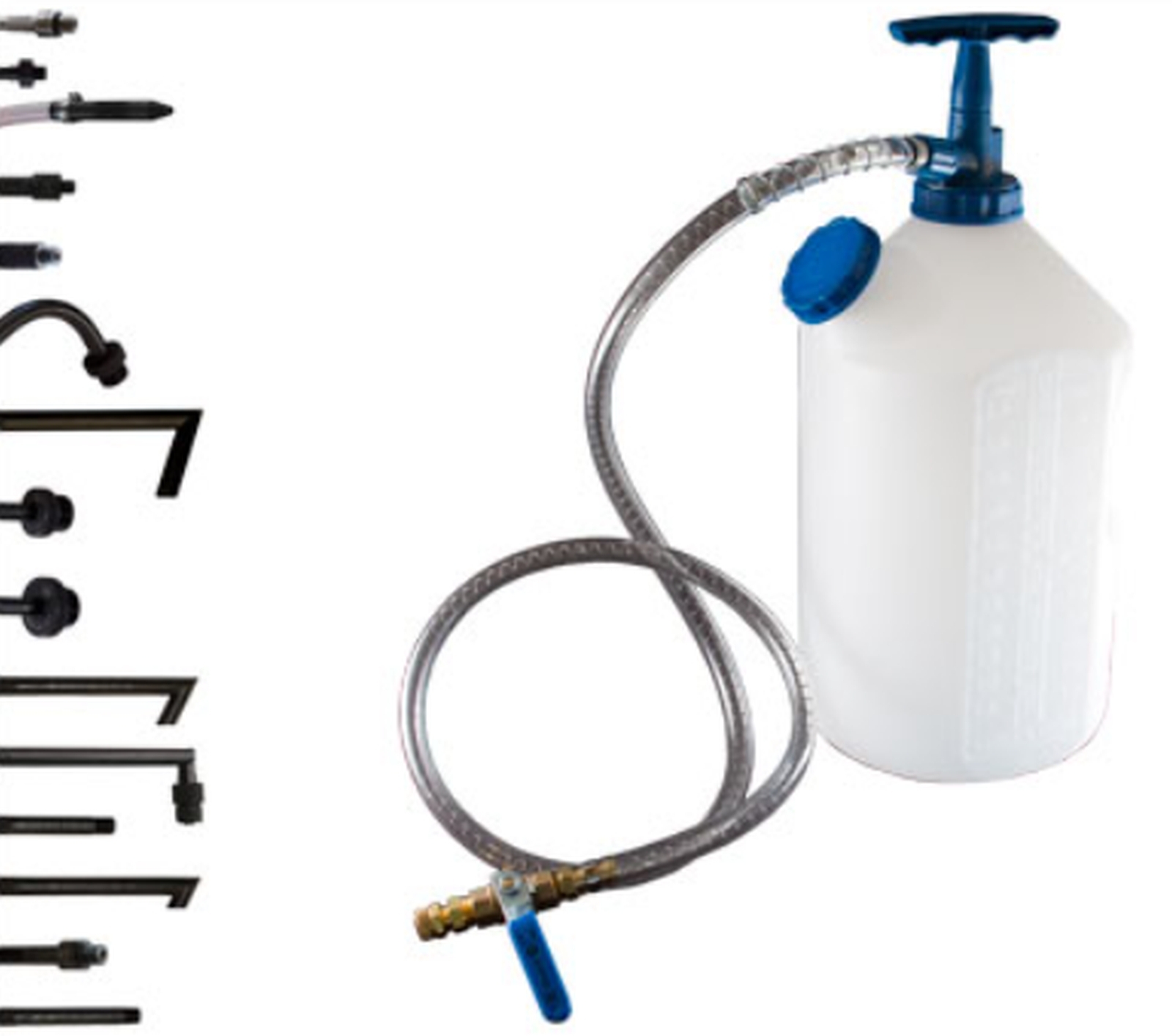ASSENMACHER TRANSMISSION DIFFERENTIAL DRIVE LINE FLUID FILLER PUMP W/15 ADAPTERS