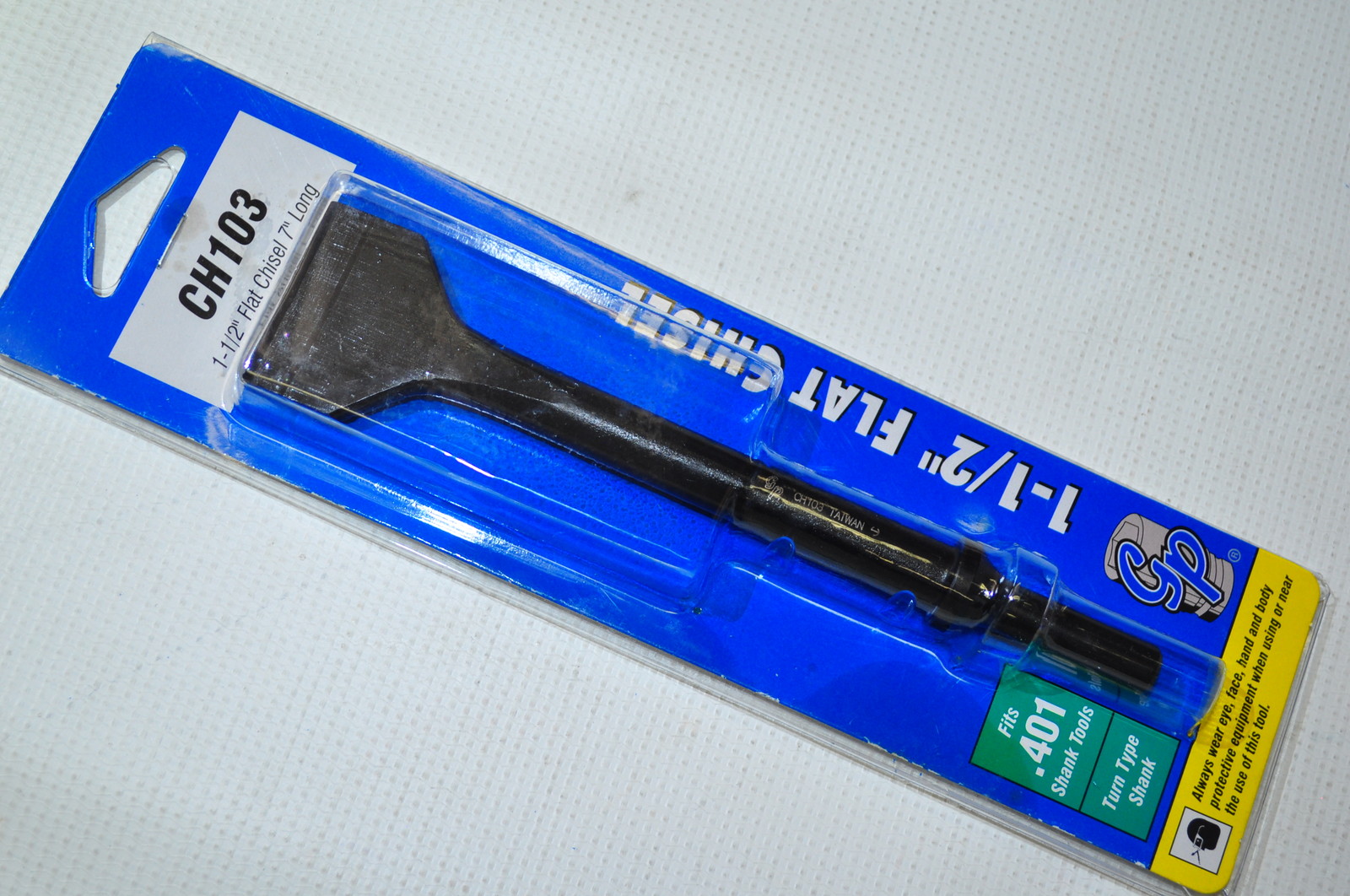 Air Hammer Bodyman No.1 Cutter Pneumatic Bit,1-1/2" Wide .401" ID, 7" Long Grey.