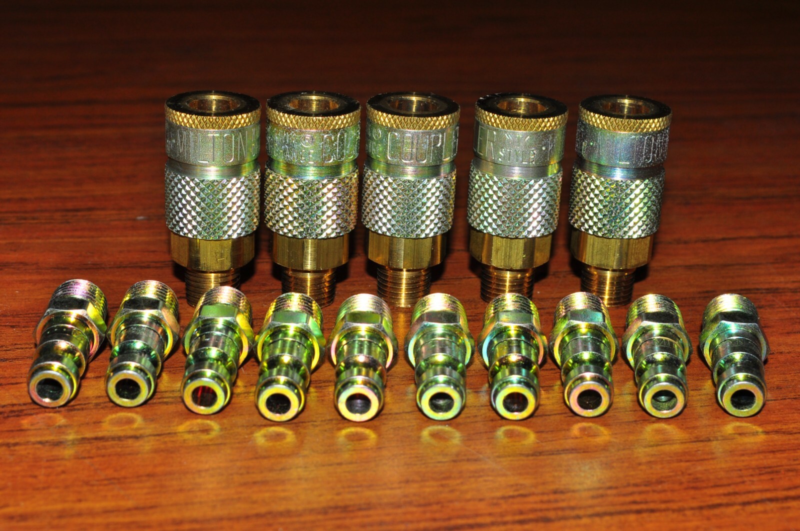 Air Quick Coupler 1/4" Female Body T-Style Milton 786 &783,USA Fits amflo CP1