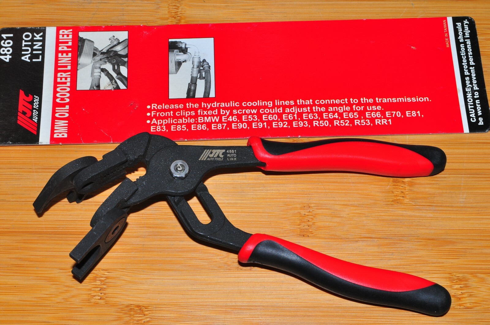 BMW Oil Coolrer Line Plier JTC 4861 for Release the hydraulic cooling lines