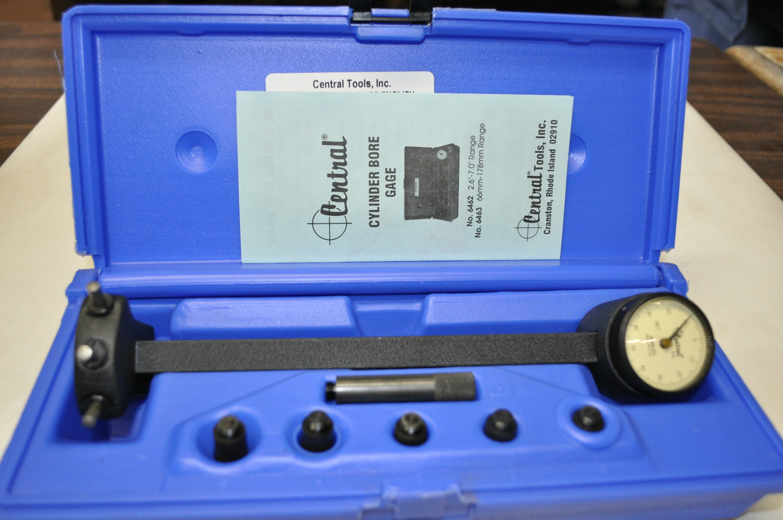 Central Tools 6462 Cylinder Bore Gauge Periscope Style 2.6 to 7 In Made in USA
