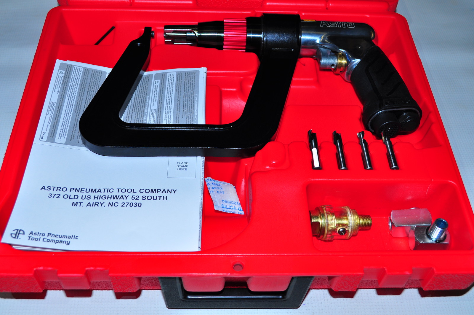 Enforcer Spot weld Drill  5.5" deep Clamp kit  with 5 bits  Astro 1757