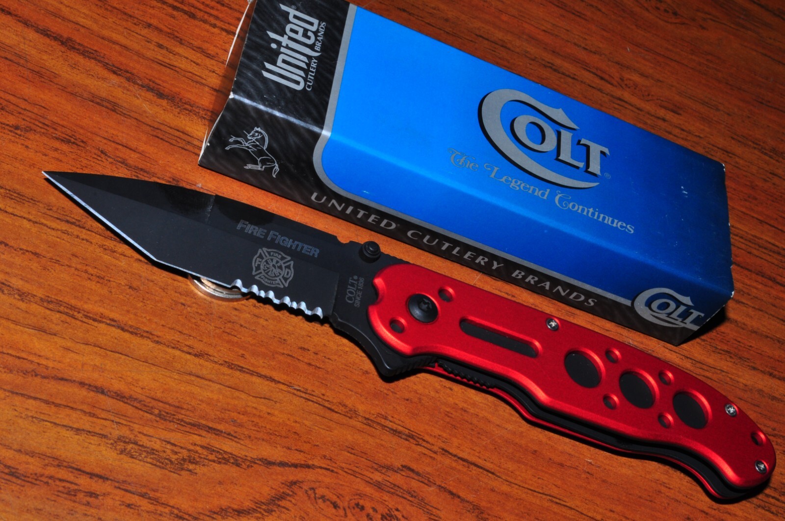 Fire fighter Quality Knife Colt Folding Folder Knife CT0050FFS Made In Germany