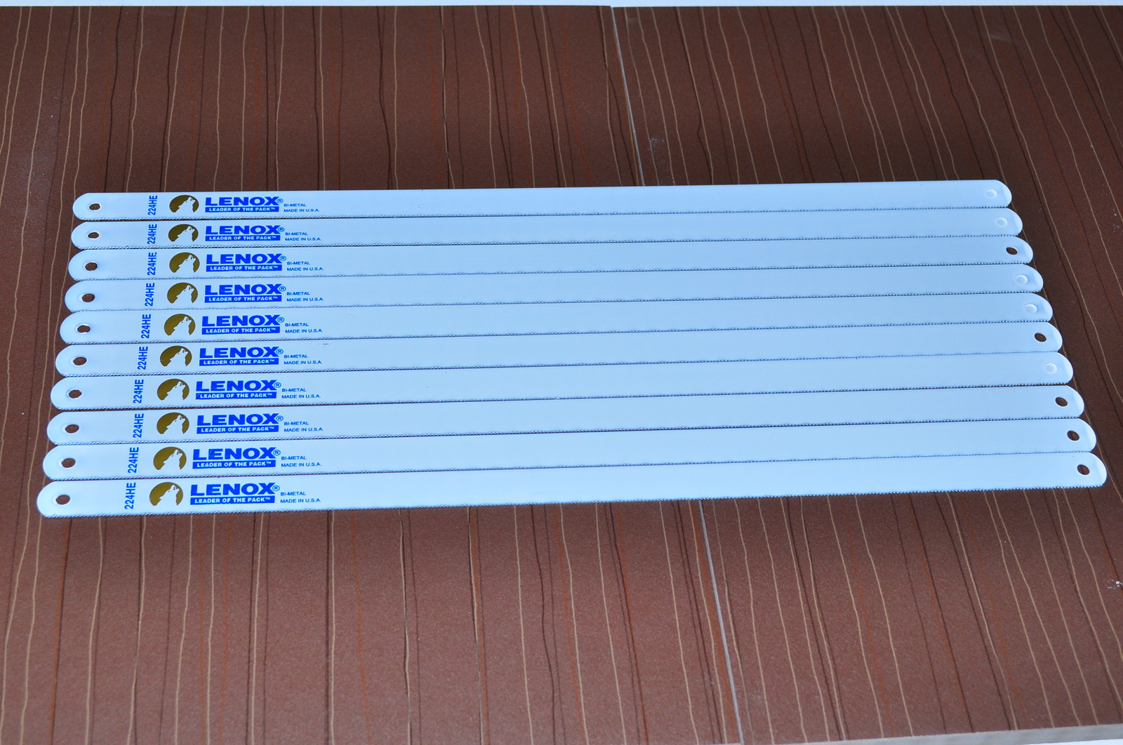 LENOX T2 TECHNOLOGY HACKSAW SAW BLADES 12" x1/2"x24 TPI Bi Metal Made in USA 10ea