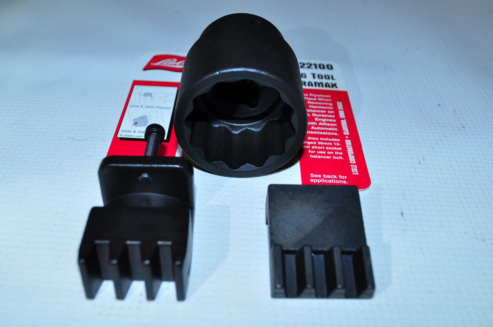 Lisle 22100 6.6L Duramax Flywheel Locking Tool 36 MM 12 PT IMPACT SOCKET 3/4" DR
