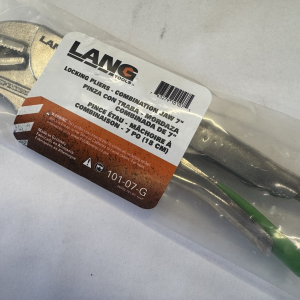 Locking Plier 7" with Combination curve jaws Lang 101-07-G Made in Germany