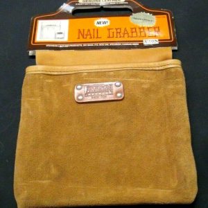 MAGNETIC NAIL GRABBER TOP GRAIN COWHIDE LEATHER BAG POUCH ATCHISON A422-TEM USA