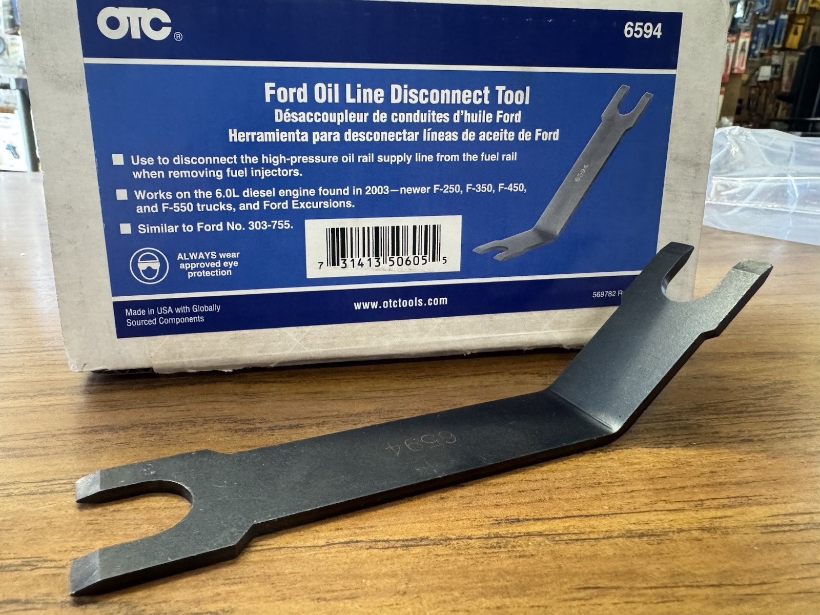 OTC 6594 Ford Oil Line Disconnect Tool for 6.0 L Made in USA