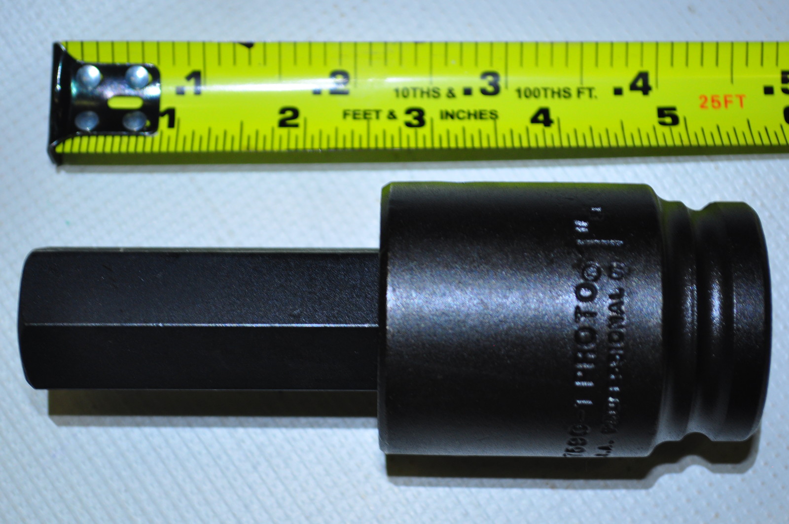 PROTO J075901 1" HEX KEY BIT 3/4" Drive Imact hex bit Made in USA