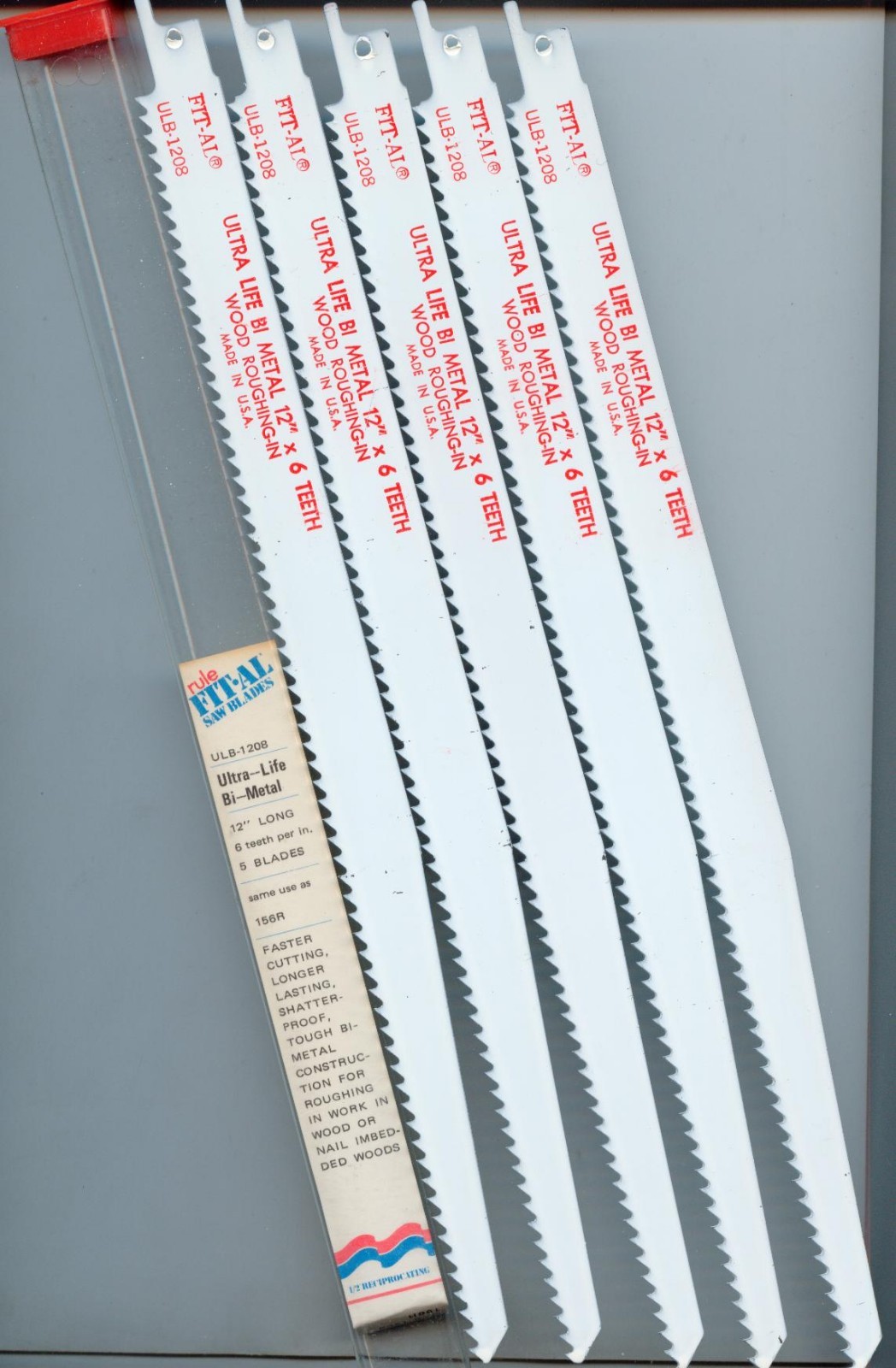 Rule Ind.ULB-1208 12" long 6 teeth per inch Bi-Metal ultra life Saw Blade USANew