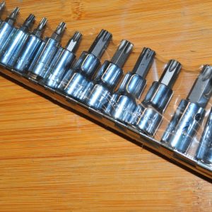 SK 84213 13 PC 1/4", 3/8" & 1/2" Dr TORX Bit Socket Set Made in USA Origin SK