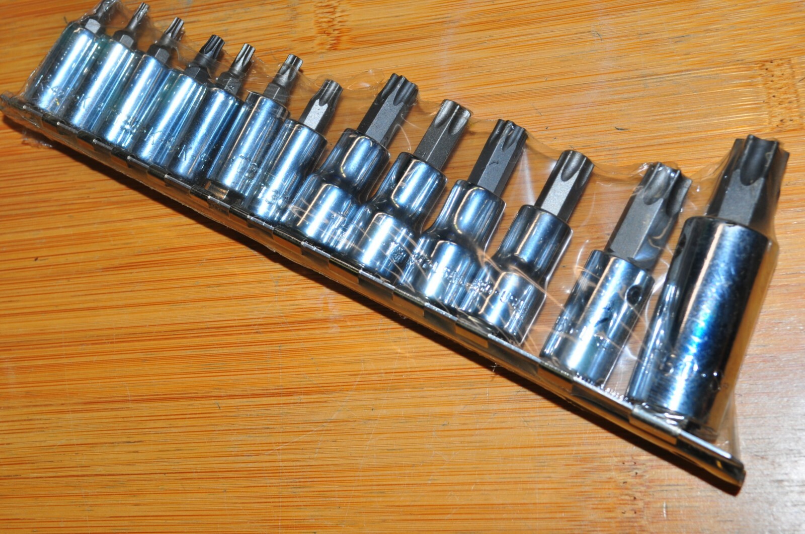 SK 84213 13 PC 1/4", 3/8" & 1/2" Dr TORX Bit Socket Set Made in USA Origin SK