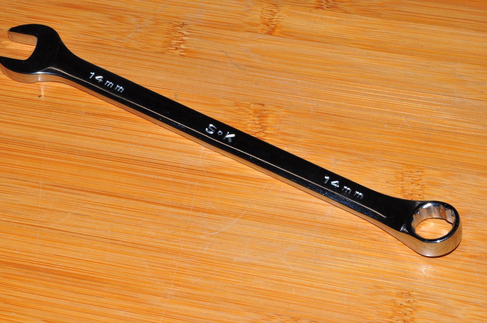 SK Tools 88514 12 Point SuperKrome Long Pattern Combination Wrench 14mm