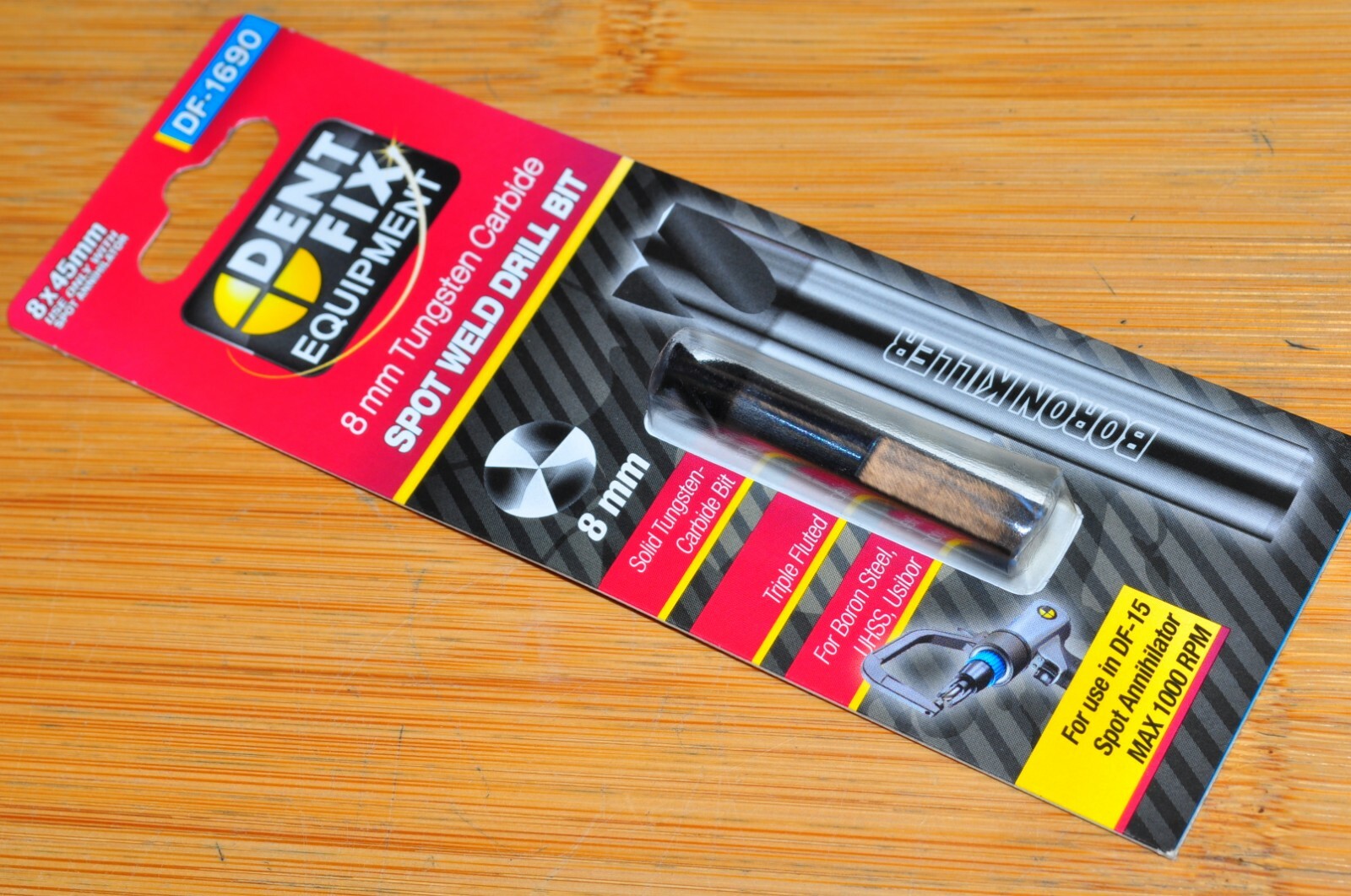 Spitznagel Dentfix DF-1690 Boron Killer® Drill Bit - 8x45mm Tun.Carbide Germany