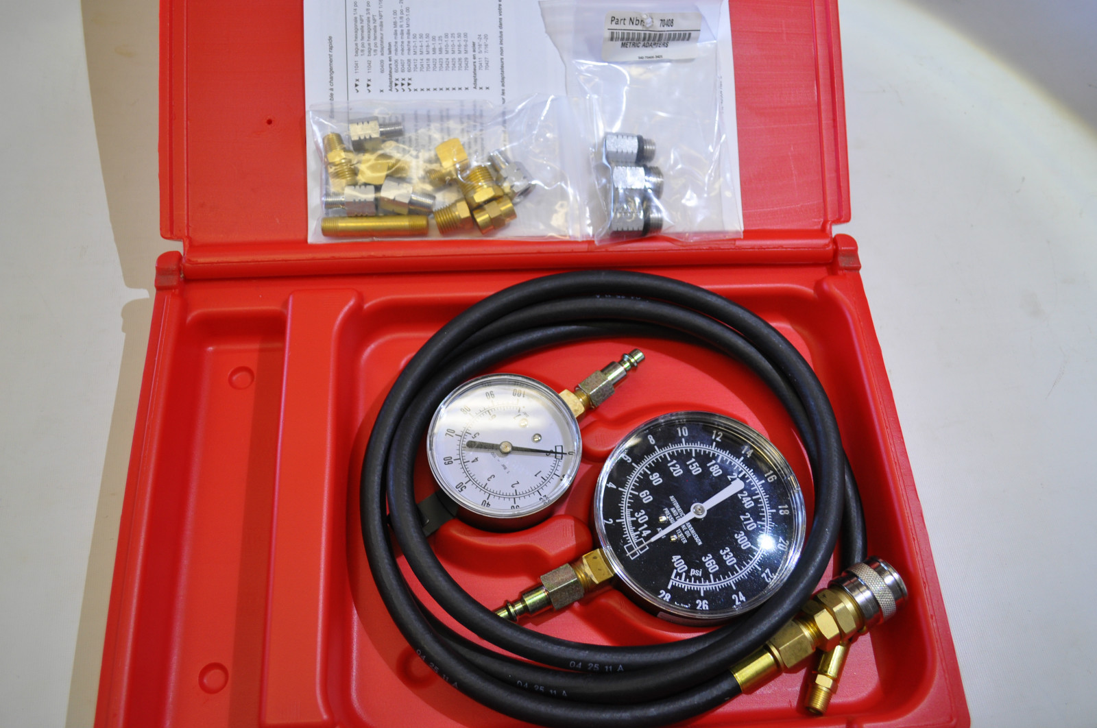 Star TU16 PB  TRANSMISSION ENGINE OIL PRESSURE TESTER w/70408 METRIC UPDATE