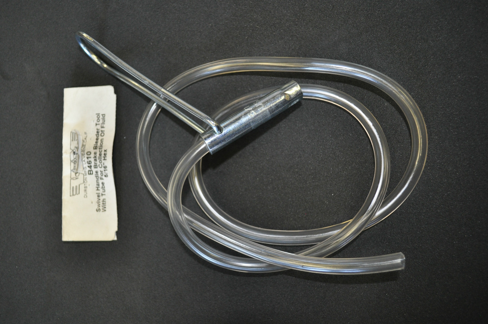 VIM PRODUCTS-B4610-SWIVEL HANDLE BRAKE BLEEDER TOOL W/TUBE 5/16"HEX MADE IN USA