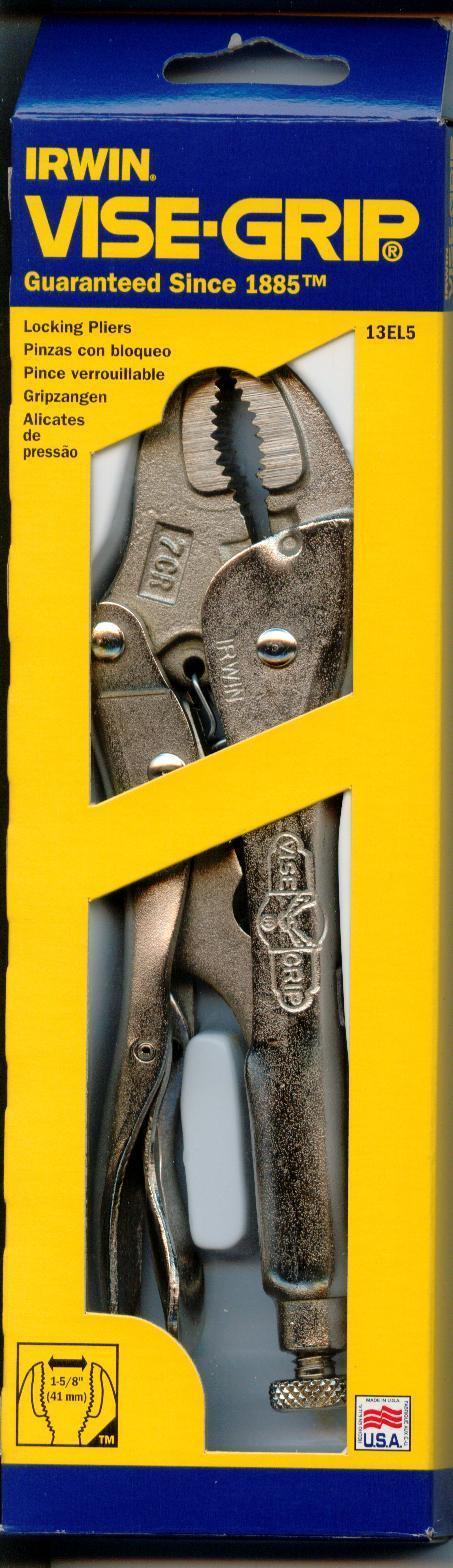Vise-Grip 7CR  7" Locking Pliers Curve Jaws  Rare Scarce Made in USA