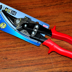 Wiss M-1R 9 3/4” Metalmaster® Compound Action Snips, Cuts Straight to Left USA