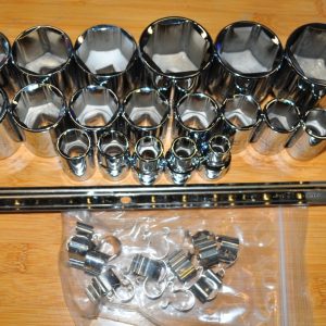 1/2" Drive 19 Piece Socket Set - 6 Point 3/8" to 1-1/2" USA Proto 54109 Made in