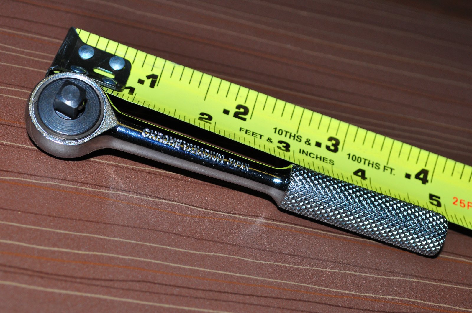 1/4"Drive Hand Ratchet Made in Japan Center M1R 5" Long