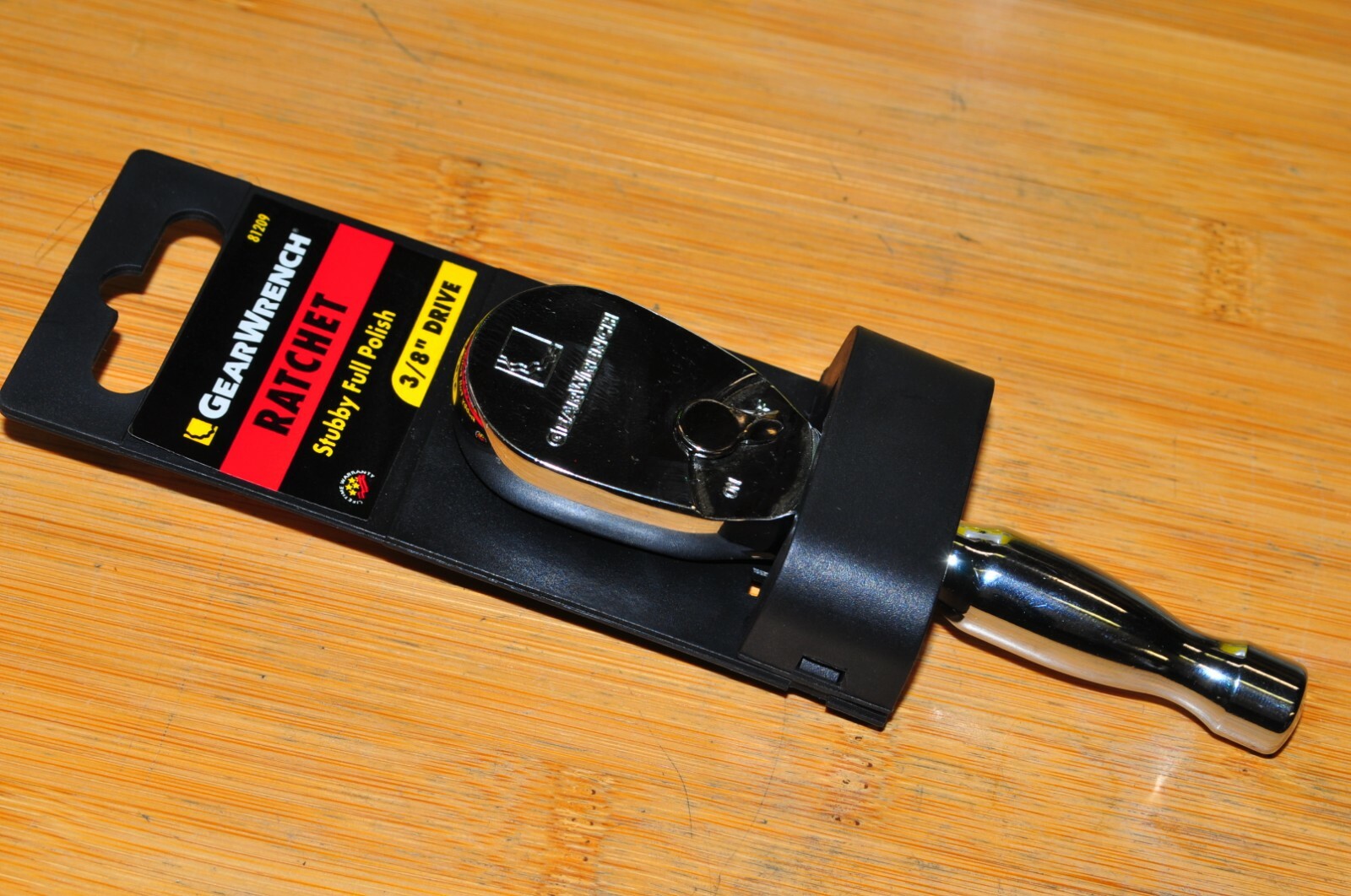 3/8 in. Drive Stubby Ratchet 4-3/4" Fine teeth Danaher Easco 81209