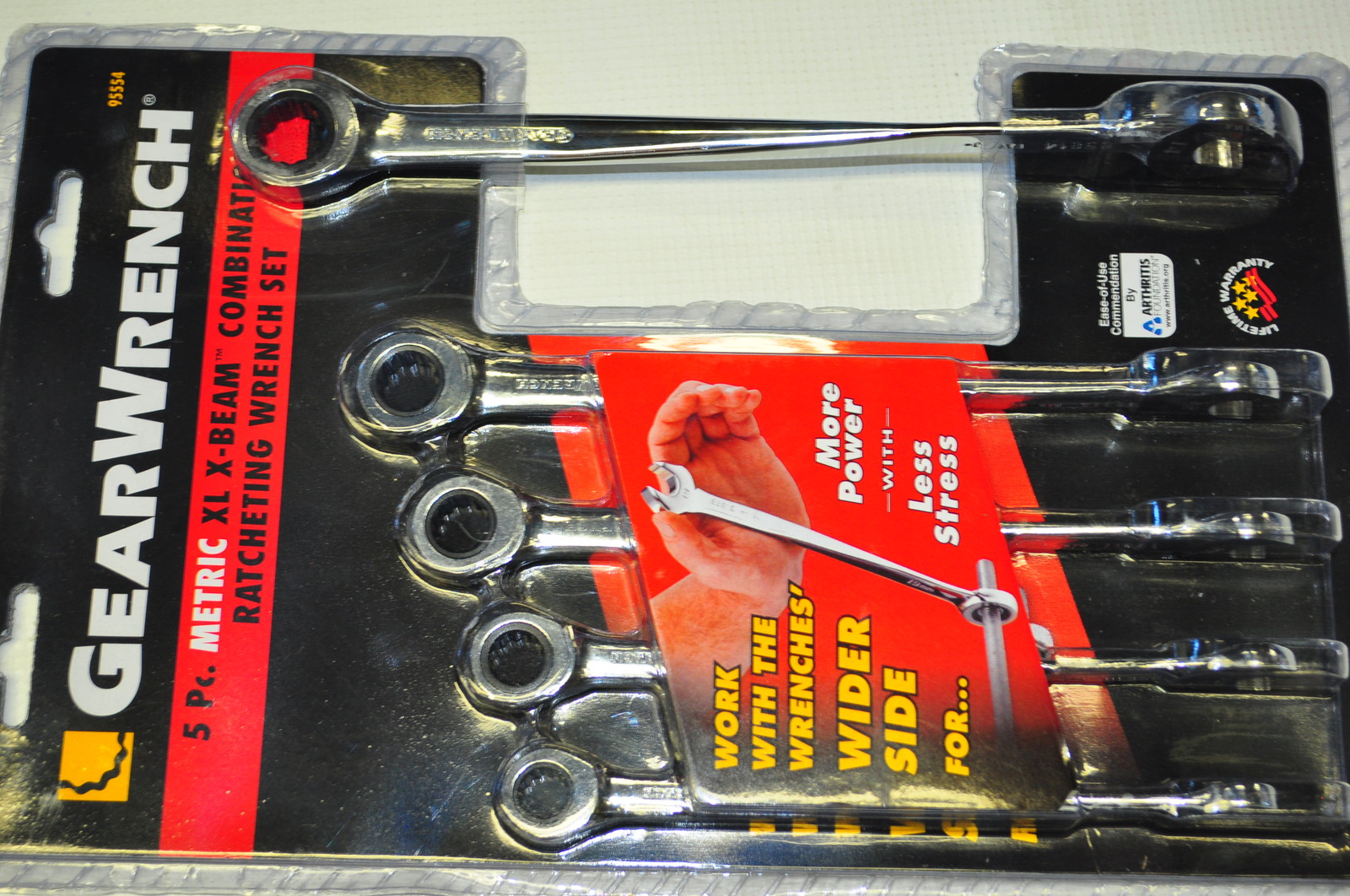 5 Pcs Metric XL X-BEAM CombinationRatcheting Wrench set BrandNew GearWrench95554