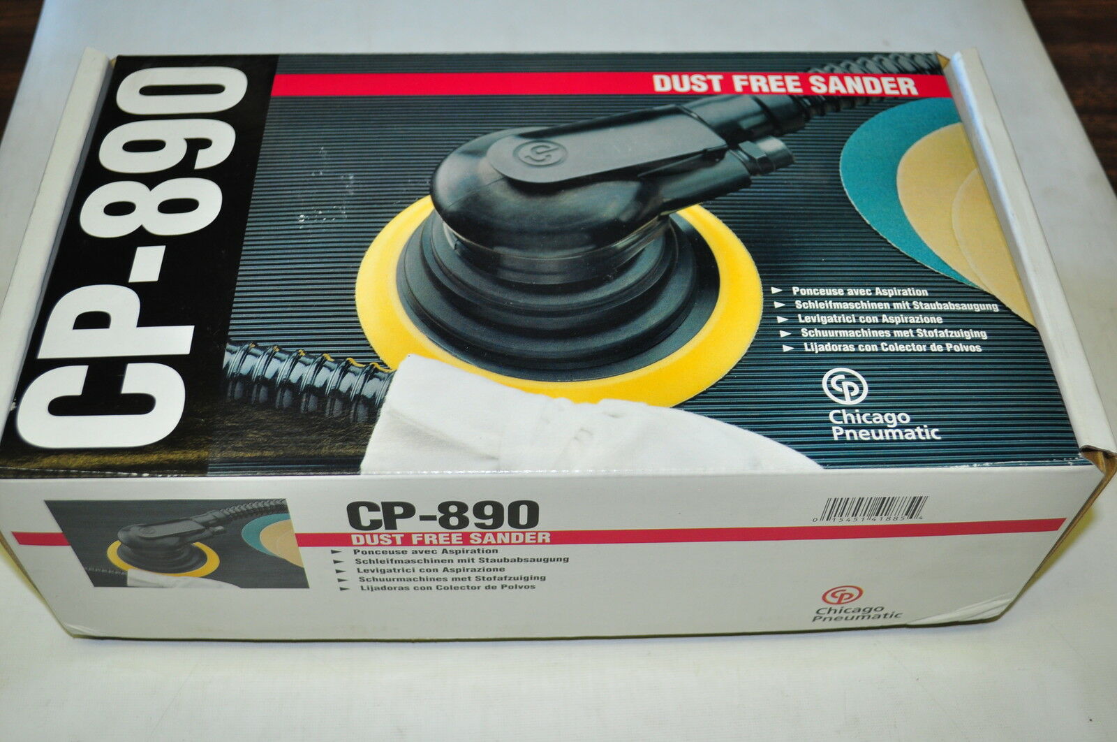 CHICAGO PNEUMATIC Random Orbital Sander with Dust Collection CP890 