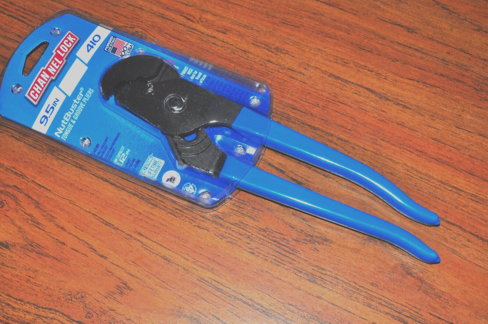 Channellock 410 9-1/2" Nut buster water pump tongue  Grove  Pliers