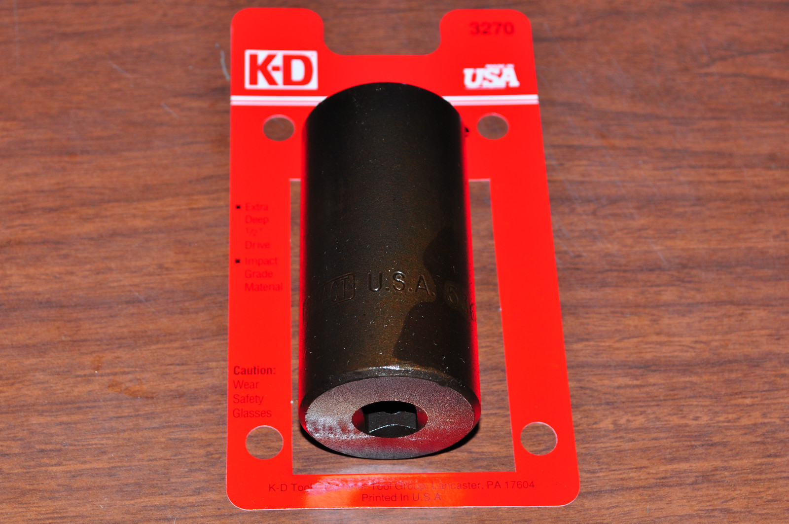 DEEP IMPACT SPINDLE AXLE NUT SOCKET WRENCH 32 MM 1/2" DRIVE MADE IN USA KD 3270