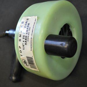 HAND CRANK  OPERATED POWERED PLUMBING DRAIN CLEANER SNAKE CABLE TOOL