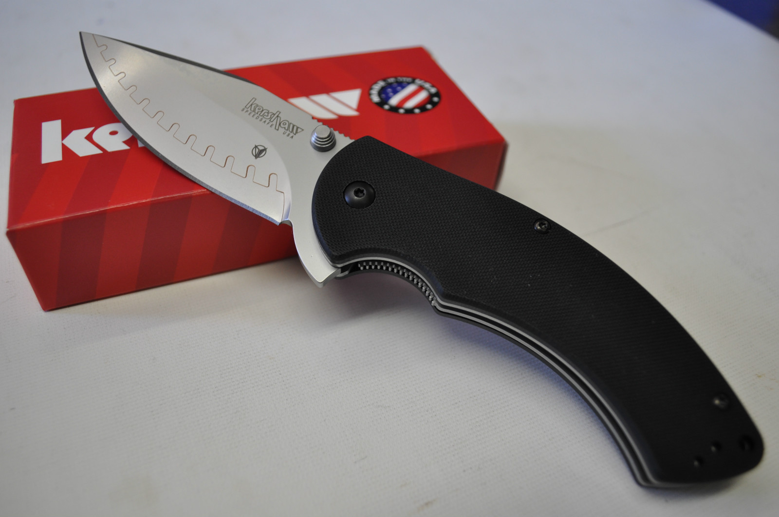 KERSHAW KNIFE 1780CB RAKE COMPOSITE  ASSISTED KNIFE D2/14C28N G10 MADE IN USA