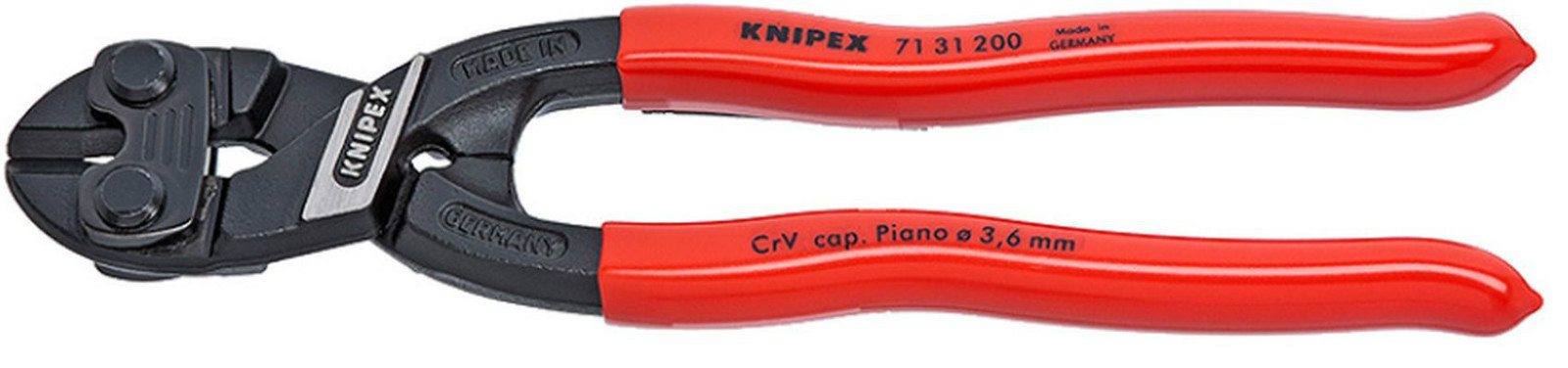 Knipex-Werk 7131200SBA  8" High Leverage CoBolt Compact Bolt Cutters w/Recess