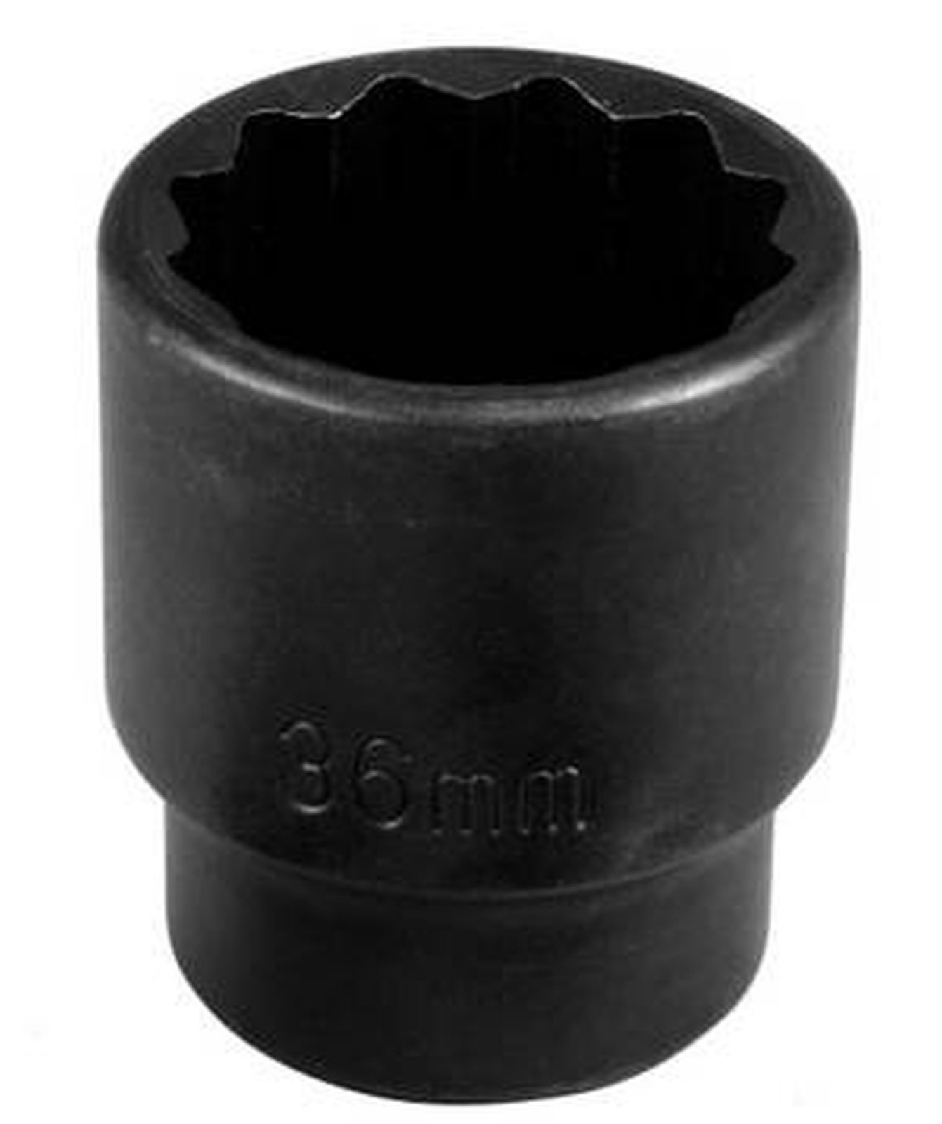 Lisle 22090 3/4"Drive  12 Points 36MM Short  Axle Nut Impact Socket