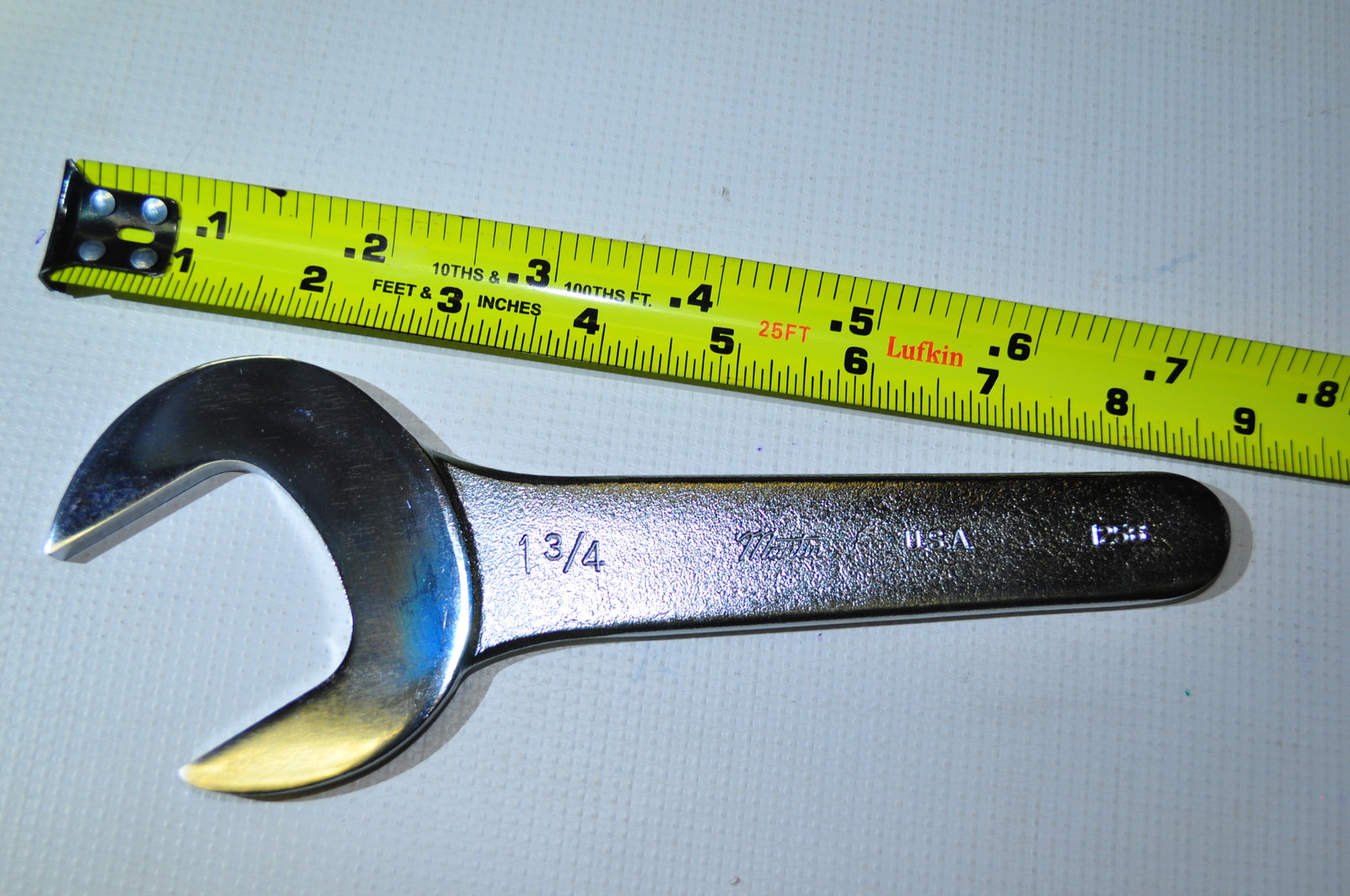 Martin 1256 Short Thin Pattern Service Wrench size1-3/4" inchThickness 6mm USA