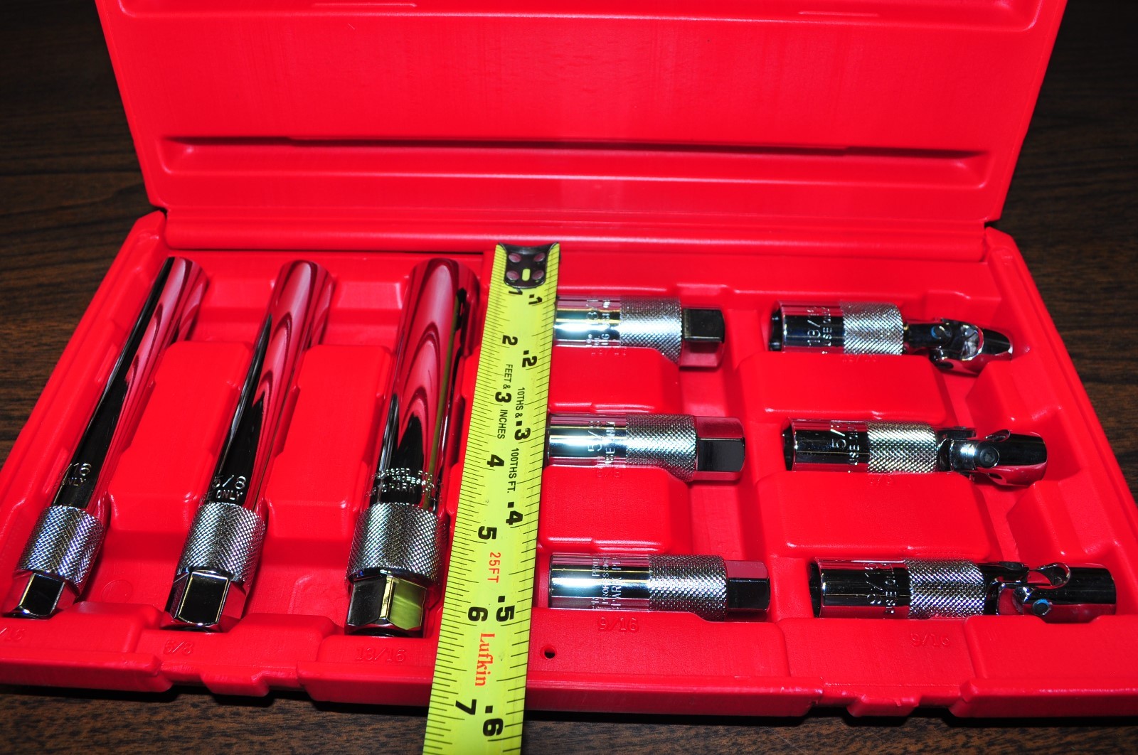 Proto JFP9SET Spark Plug Socket 9/16", 5/8", 13/16" Standard, Extra deep & Univ