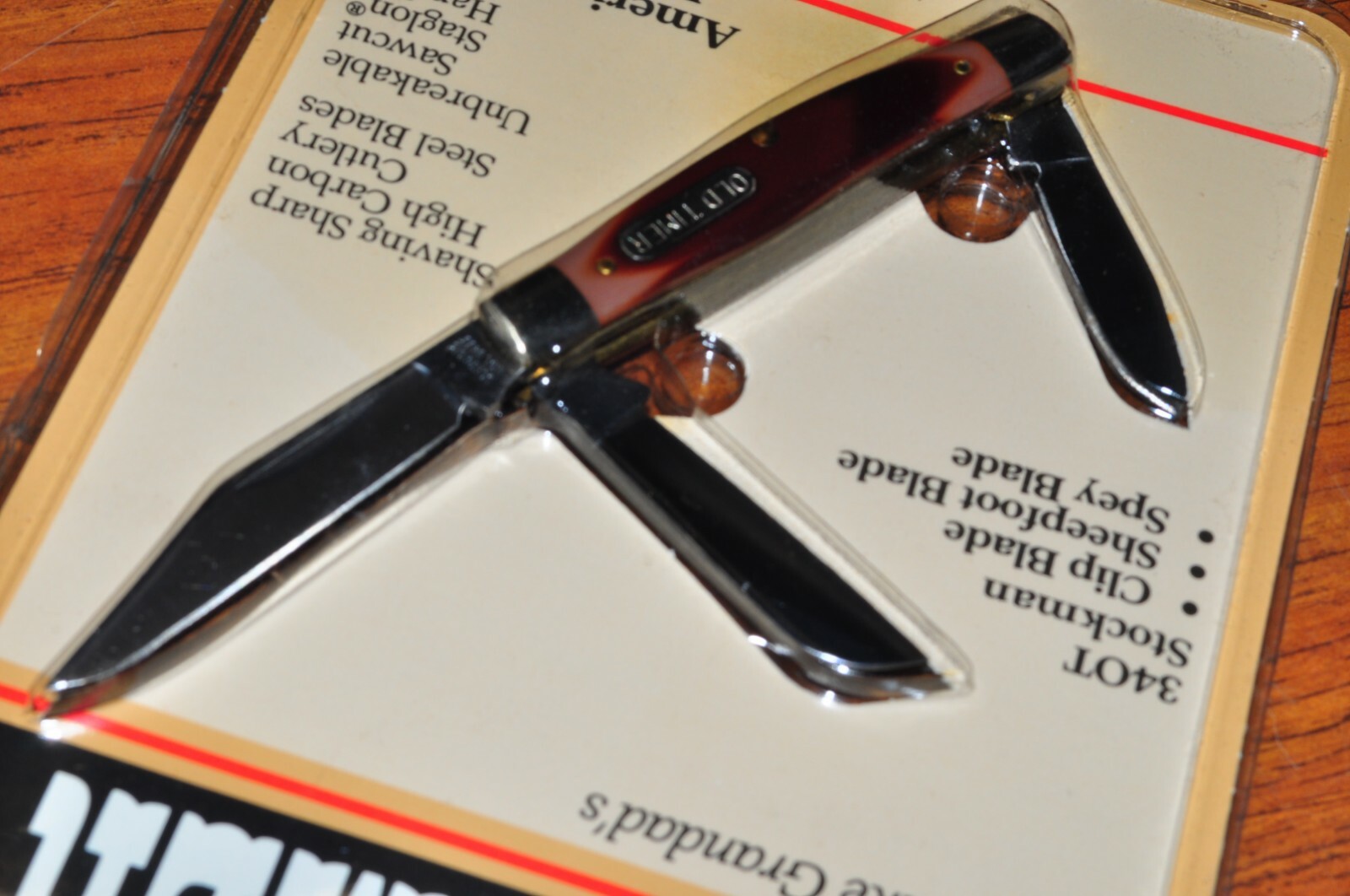 SCHRADE CUTLERY 34OT OLD TIMER STOCKMAN KNIVES LIKE GANNDAD'S MADE IN USA