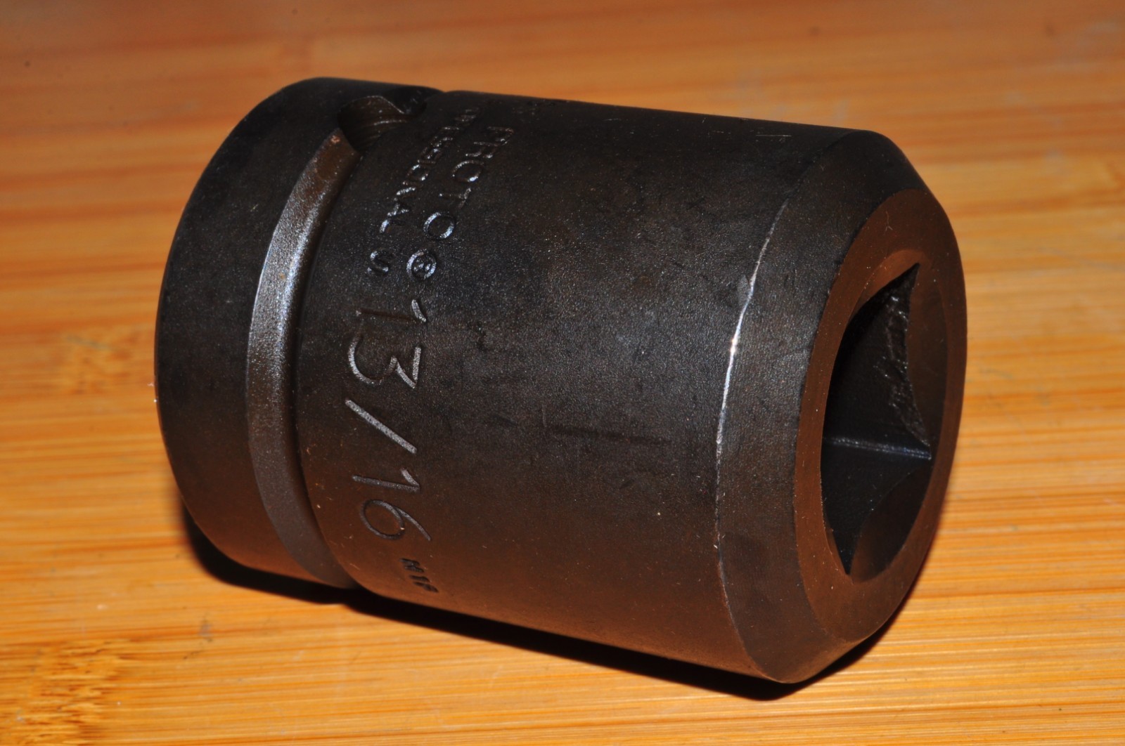 Stanley Proto J 10013SS 1-Inch Drive Impact Socket, 13/16-Inch, 4 Point  USA