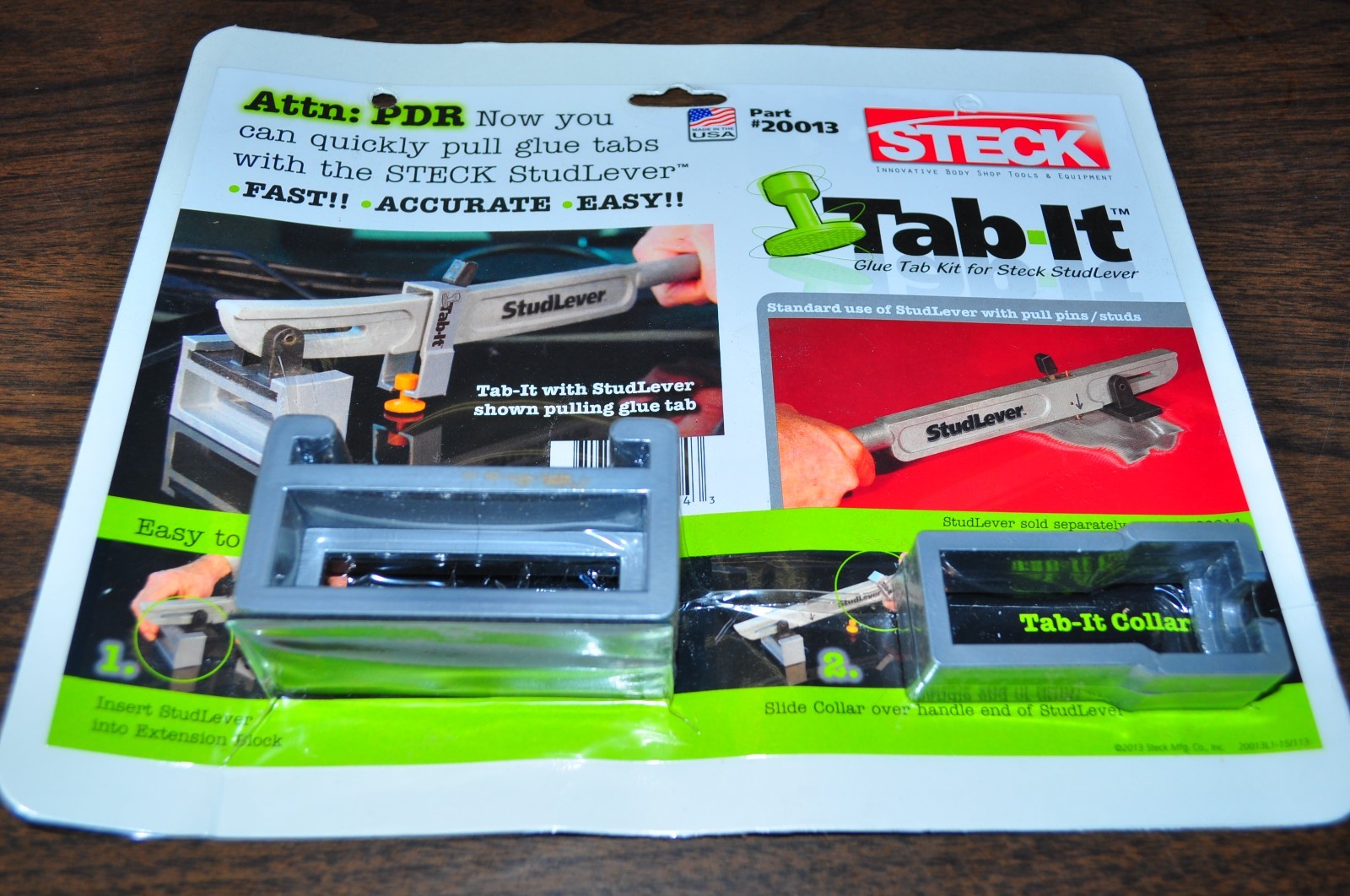 Steck 20013 Tab-It Adapter for the Stud Lever to Pull Glue Tabs or Pull Pins USA