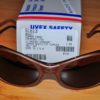 Uvex S1613 Bandit Safety Eyewear Glass Wraparound Copper Frame Espresso Lens USA - Image 5