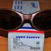 Uvex S1613 Bandit Safety Eyewear Glass Wraparound Copper Frame Espresso Lens USA - Image 6