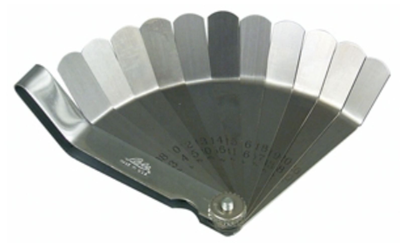 Valve Tappet Feeler Gauge 11 Offset Steel Blades 1/2" by 4" long Lisle 68050
