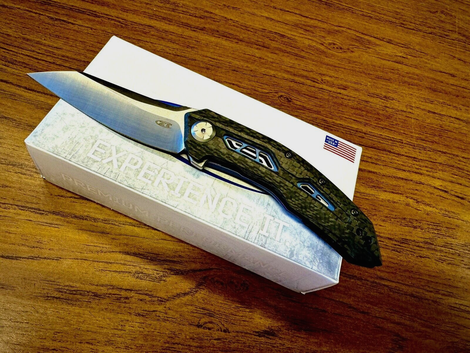 Zero Tolerance 0762 TDS Tuned Detent System Flipper Knife Reverse Tanto CPM20CV