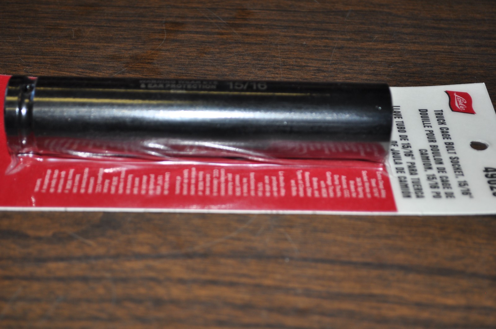 15/16" Truck Cage Bolt Extra deep Impact Socket 1/2"Drive 6-1/8"Long Lisle 49020 - Image 3