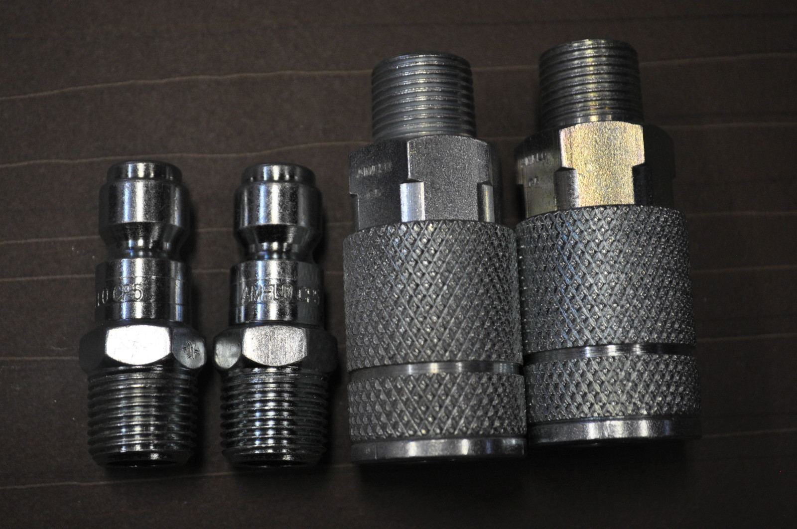 3/8" Amflo Couplers & Plugs C5 and CP5 Coupler, 3/8" TF, 3/8" MNPT Type “G".USA