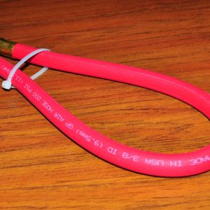 3/8 WHIP HOSE Rubber Lead in Assy 3/8"x 24" x1/4" MPT Ball SW X 1/4" FPT USA