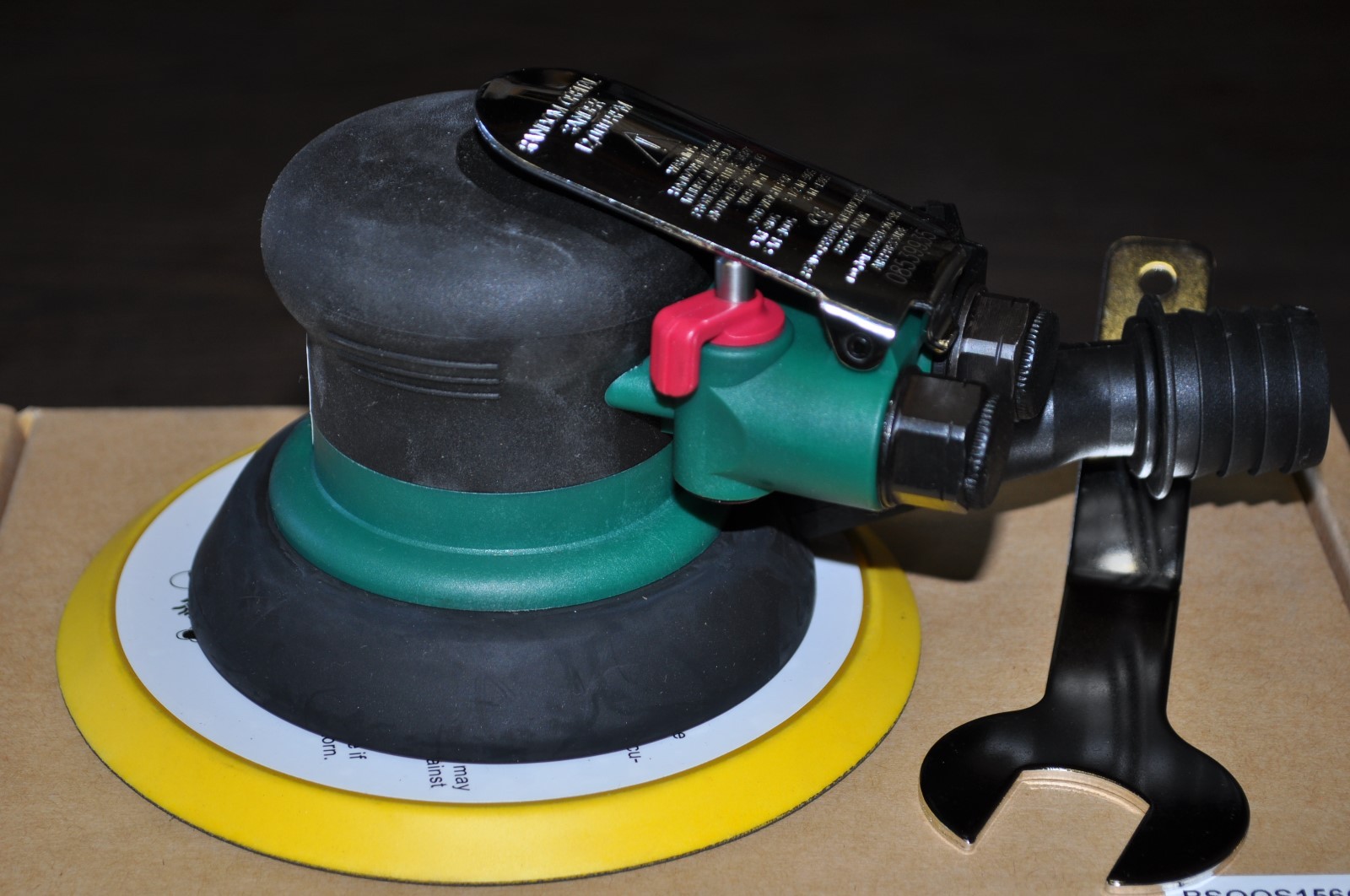 6" Random 3/16" Orbital DA Palm Sander Dust Free Ears Bsoos156C-A1 Australia.