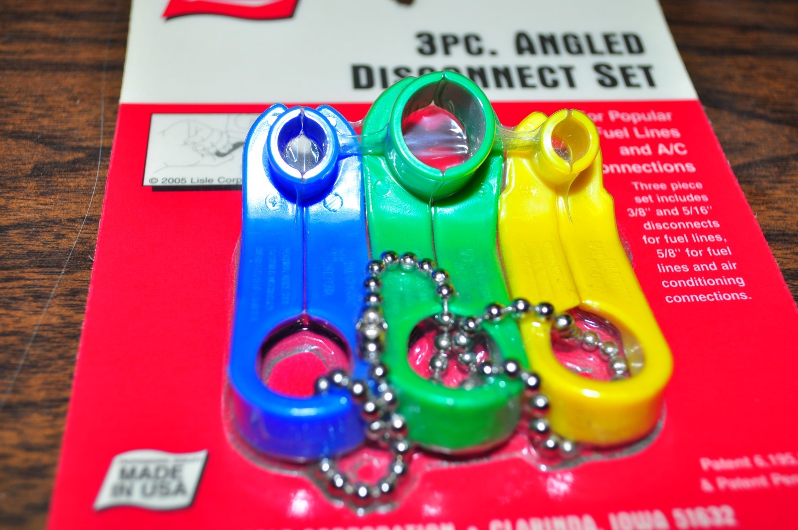 A/C ,Fuel Line Quick Coupler Angled Disconnect Tool Set Lisle 39890